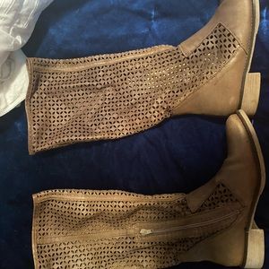 Olive Green Calf Boot